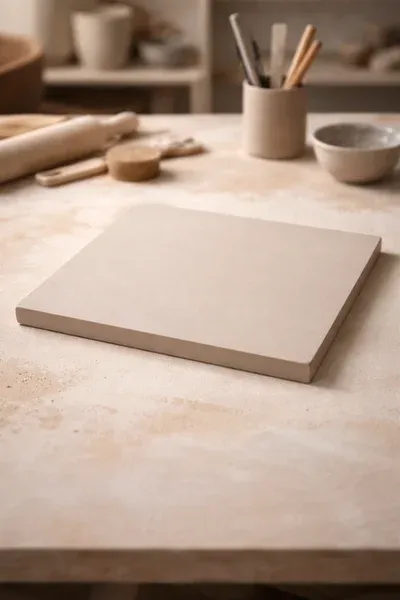 Set of plates with glazed edges